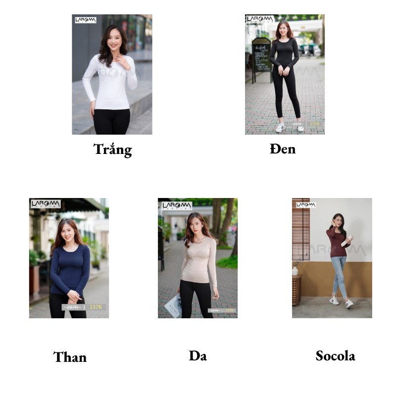 [XẢ HÀNG] Laroma Áo giữ nhiệt nữ cổ thấp nhiều màu – Nhiều size