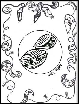 Maori Printables: Pipi Colouring Page Maori Printables: Pipi Colouring Page