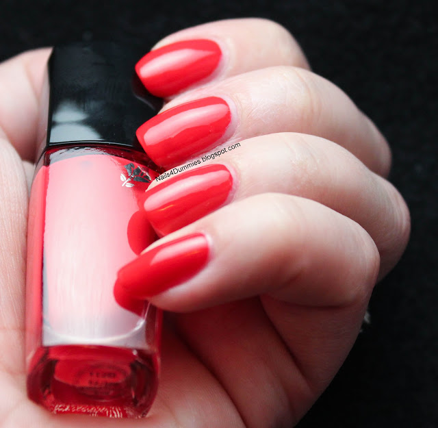 Nails4Dummies - Lancome Rouge In Love Swatch and Review