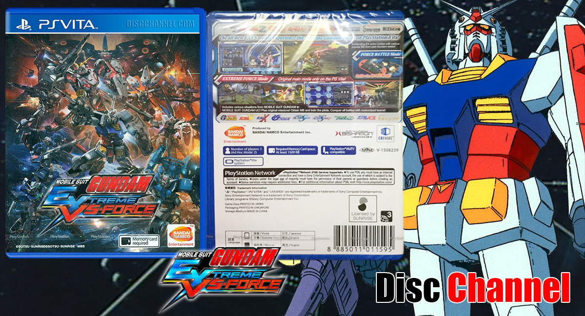 แผ่นเกมส์ออกใหม่ PS VITA Mobile Suit Gundam: Extreme VS Force 【Eng