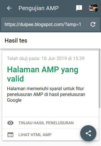 duipee valid AMP Blogspot