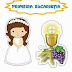 Girl with Chalice: Free Printable Cake Toppers.