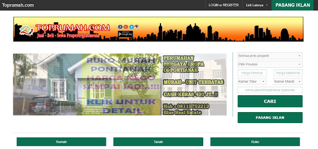 topmurah Situs Jual Beli Rumah Gratis di Indonesia