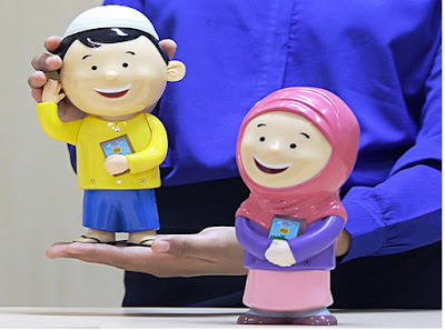 Mainan Boneka Anak Islami Hafiz Hafizah Talking Doll