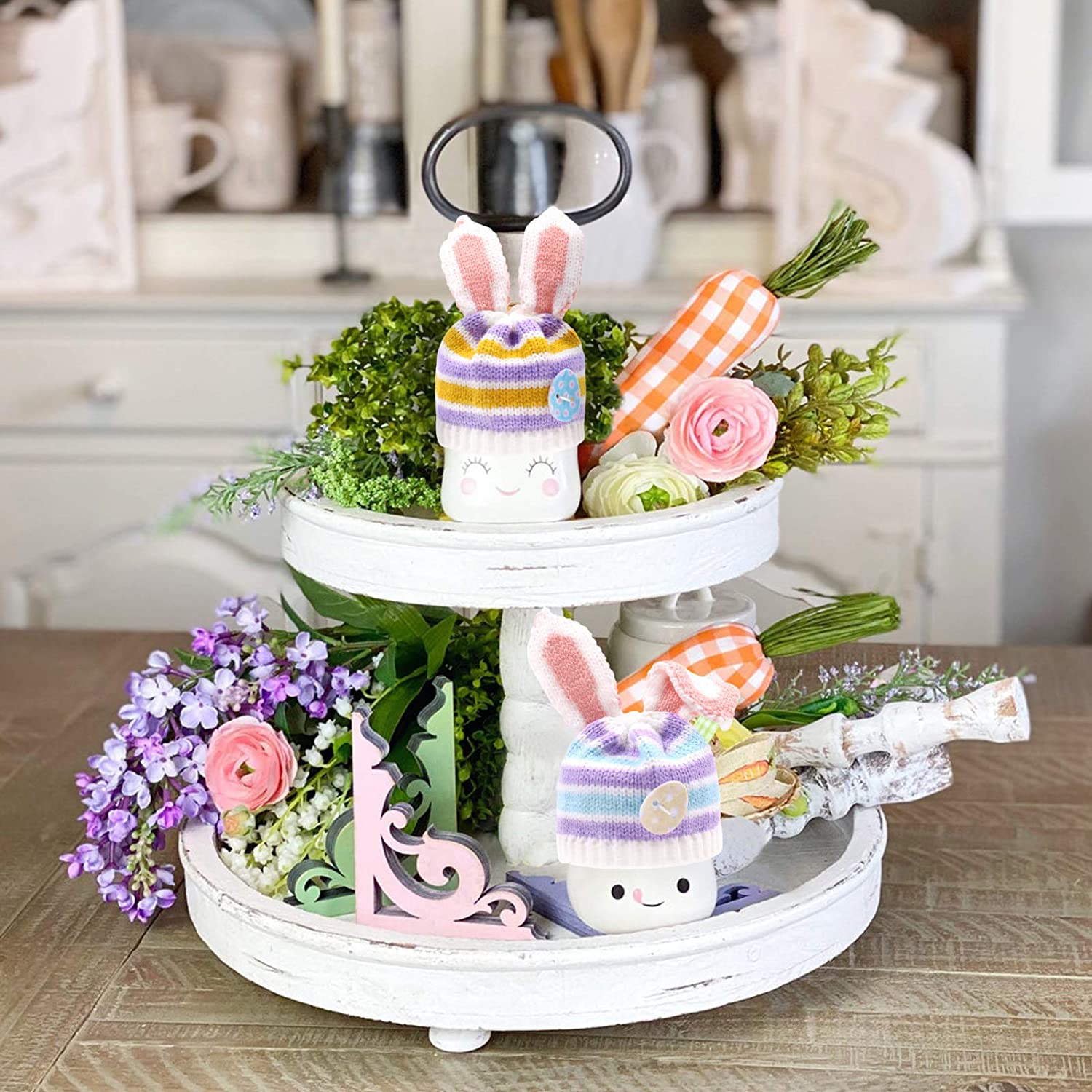 Tiered Tray Decorating Ideas for Easter French Creek Farmhouse