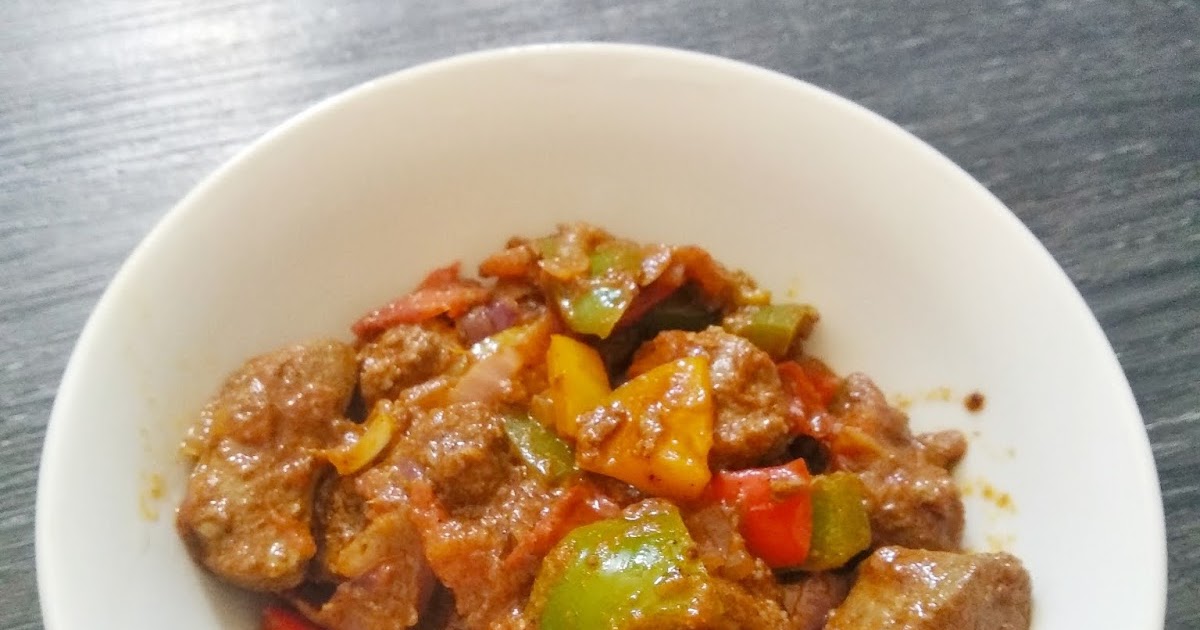 EASY2COOK RECIPES: CHICKEN LIVER GRAVY( Capsicum flavoured)