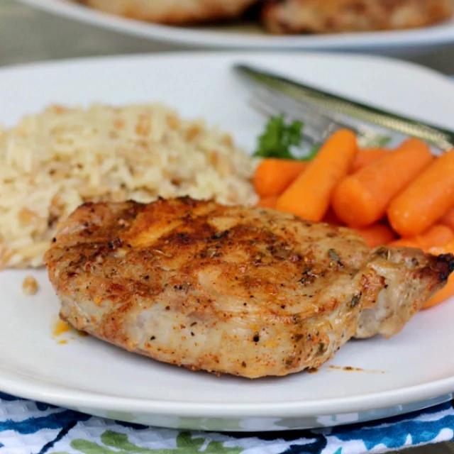 Easy Grilled Boneless Pork Chops