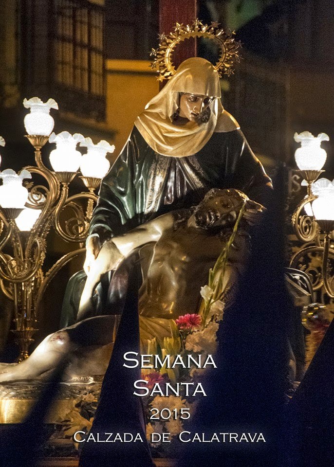 Cartel Semana Santa Calzada de Calatrava 2015. Foto: Jose Ramón Caballero.