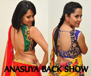 Anasuya Hot Back Show