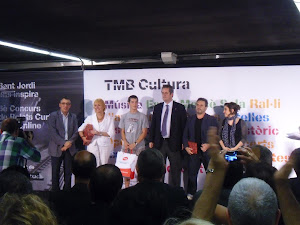 En la entrega de premios de TMB - NARRATIVA.