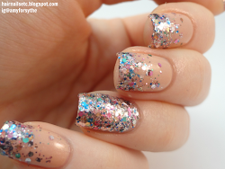 glitter gradient nail rainbow nails polish polishes hair nice oreal stylish mixed simple beauty explosion