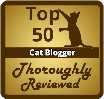 Honored as one of the Top 50 Cat Bloggers