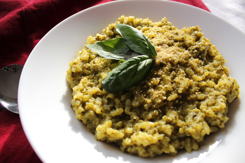 Vegan Pesto Rice Lisa's Kitchen Vegetarian Recipes Cooking Hints