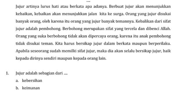 Free Download Soal Calistung Kelas 2 SD Tahap 1, 2, 3, 4