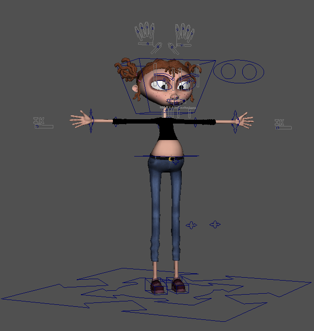 liliana female | free maya rigs