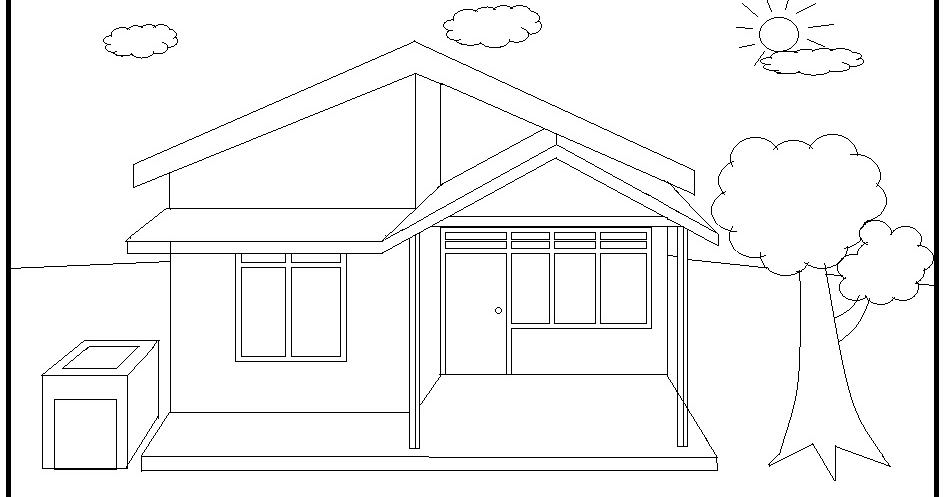 gambar mewarnai interior rumah