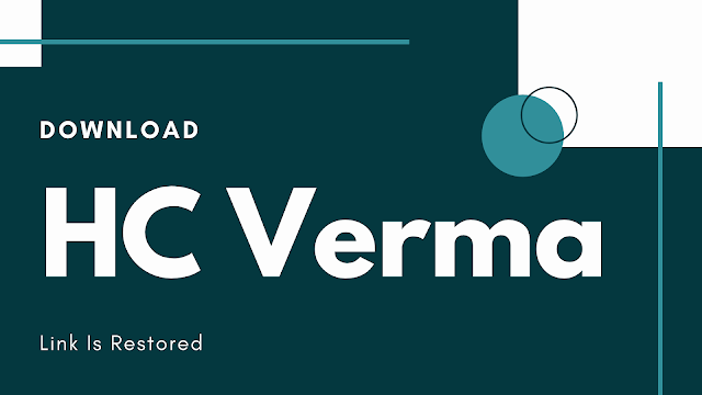 [Free] HC Verma Part 1 and part 2 Download
