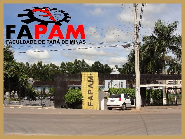 Planta Cartográfica Oficial de Pará de Minas: Fapam * Faculdade de Pará ...