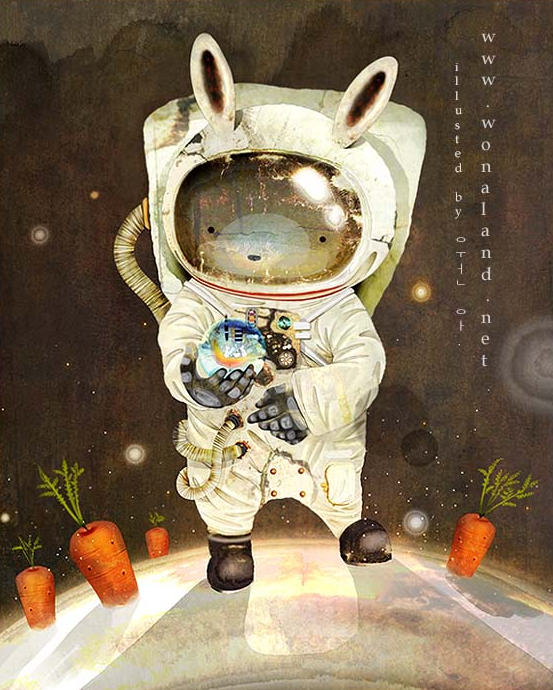 зайка в космосе. зайка космонавт. кролики rabbids invasion. заяц в космосе. космический заяц.