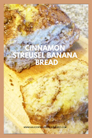Cinnamon Streusel Banana Bread - Slice of Southern