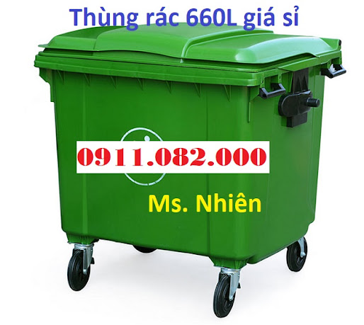 Giam gia thung rac nhua thung rac 120L 240L gia re tai dong nai lh 0911082000