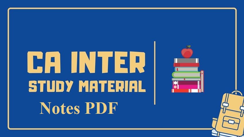 NEW CA Inter Notes PDF