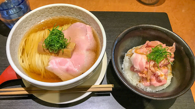 Shioniboshi  Ramen and Grilled pork rice set 