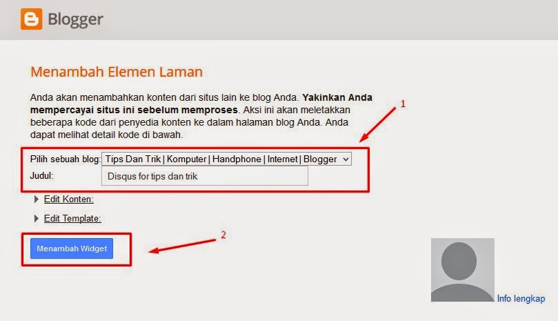 Trik Cara Mudah Pasang Komentar Disqus Pada Blogger