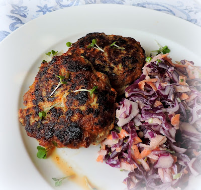 Turkey Burgers with Cranberries & Goat's Cheese