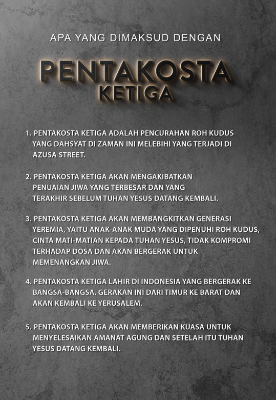 PENTAKOSTA KE 3