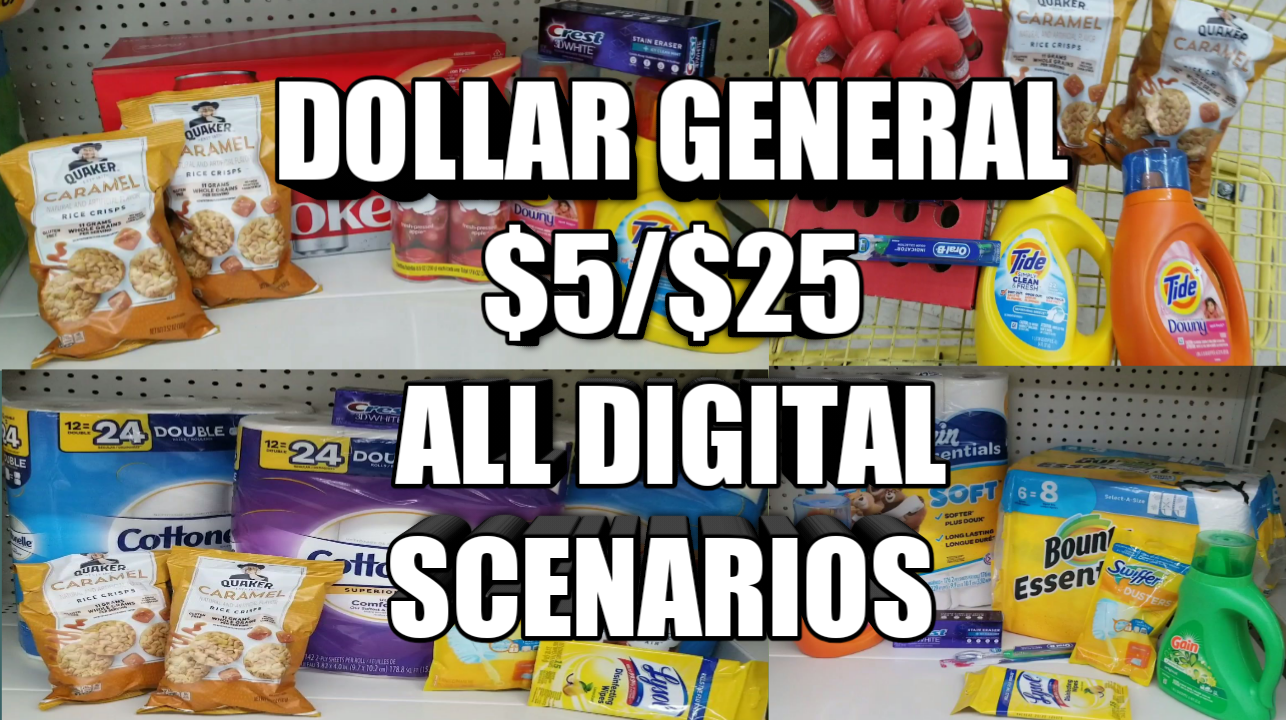 DOLLAR GENERAL 5/25 ALL DIGITAL SCENARIOS
