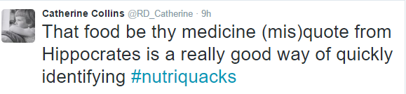 British Dietetic Association Catherine Collins wrong again!  Capture%2Bcollins%2Blet%2Bfood