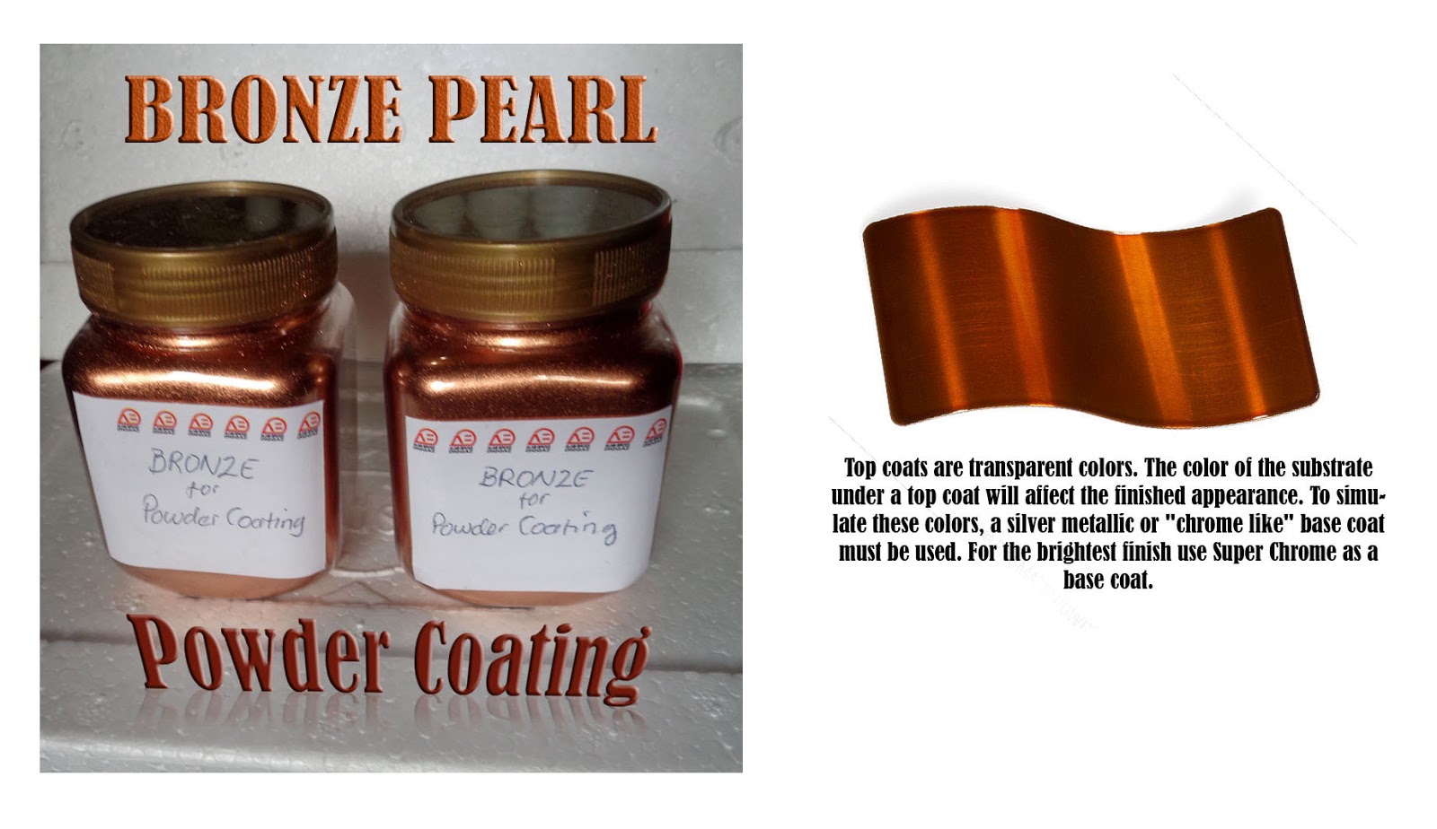Bronze Pearl powder Coating