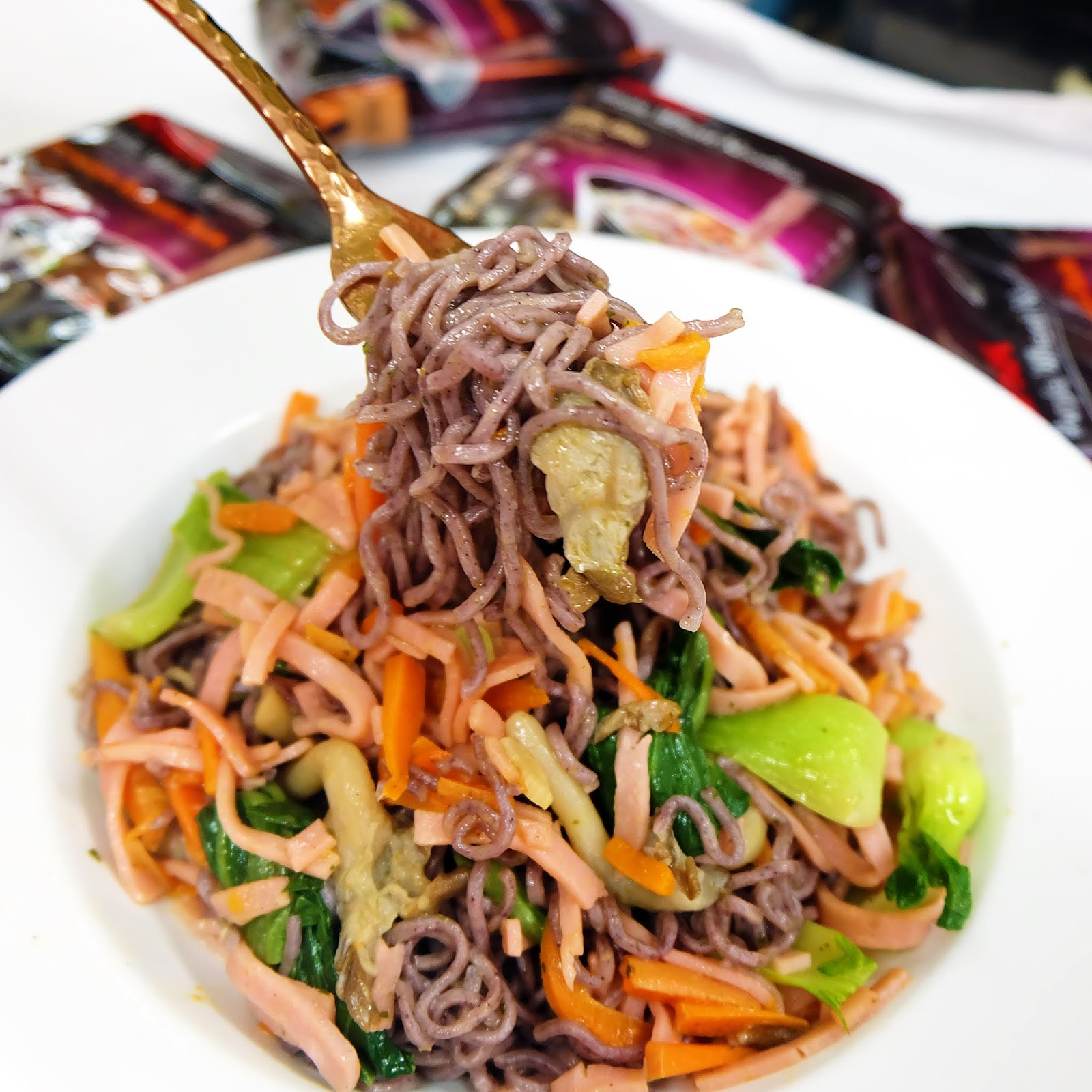 REVIEW KOKA PURPLE WHEAT NOODLES