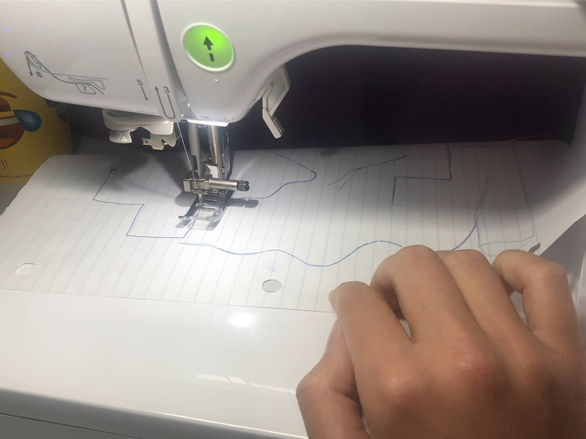 Learning To Sew Sewing On Paper Part Two With Thread