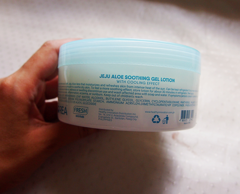 The Crimson Palette Jeju Aloe Ice Gel Lotion and Shampoo Review