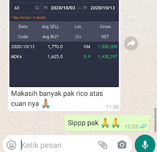 Portofolio Rikopedia dan testimoni member