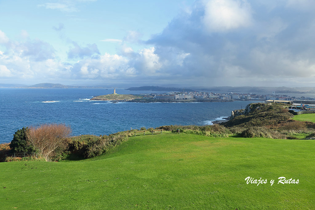 Vistas desde el Mirador de San Pedro de La Coruña