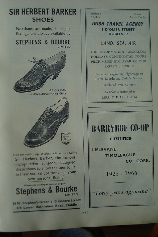 dublinoldnew: old irish advertisments 1930s-60s