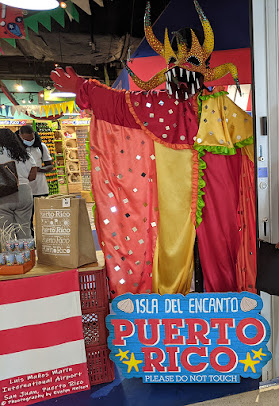 Puerto Rican Vejigante Mask & Outfit.