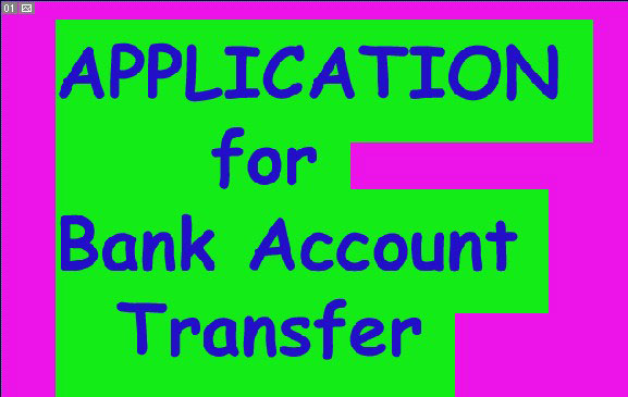 Bank Account Transfer Application In ह द English Anek Roop