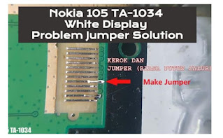 Nokia 105 TA-1034 Sự cố Màn hình Trắng