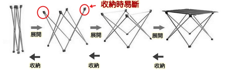 鋁合金摺疊桌