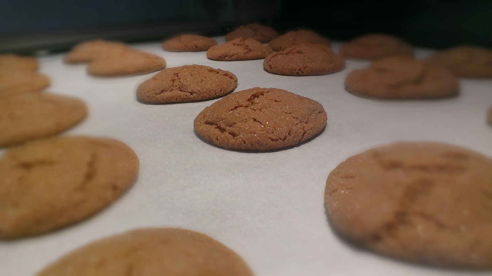 Connected in the Kitchen Chewy Ginger Snap Cookies
