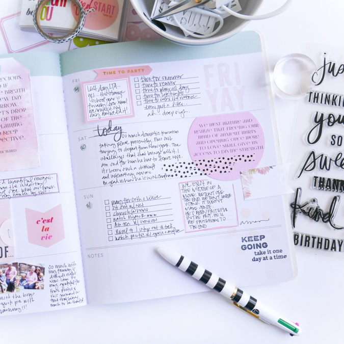 jamie pate: 5 ideas for resetting your planner