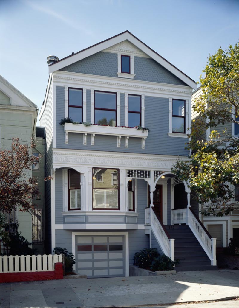 San Francisco Victorian House Front