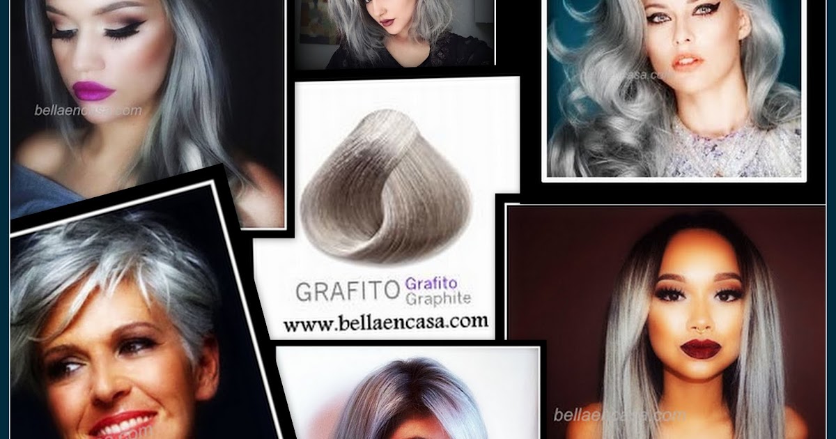 Transparentemente Colonial Sofisticado Logra un cabello gris platinado con " Grafito" - Bella en Casa
