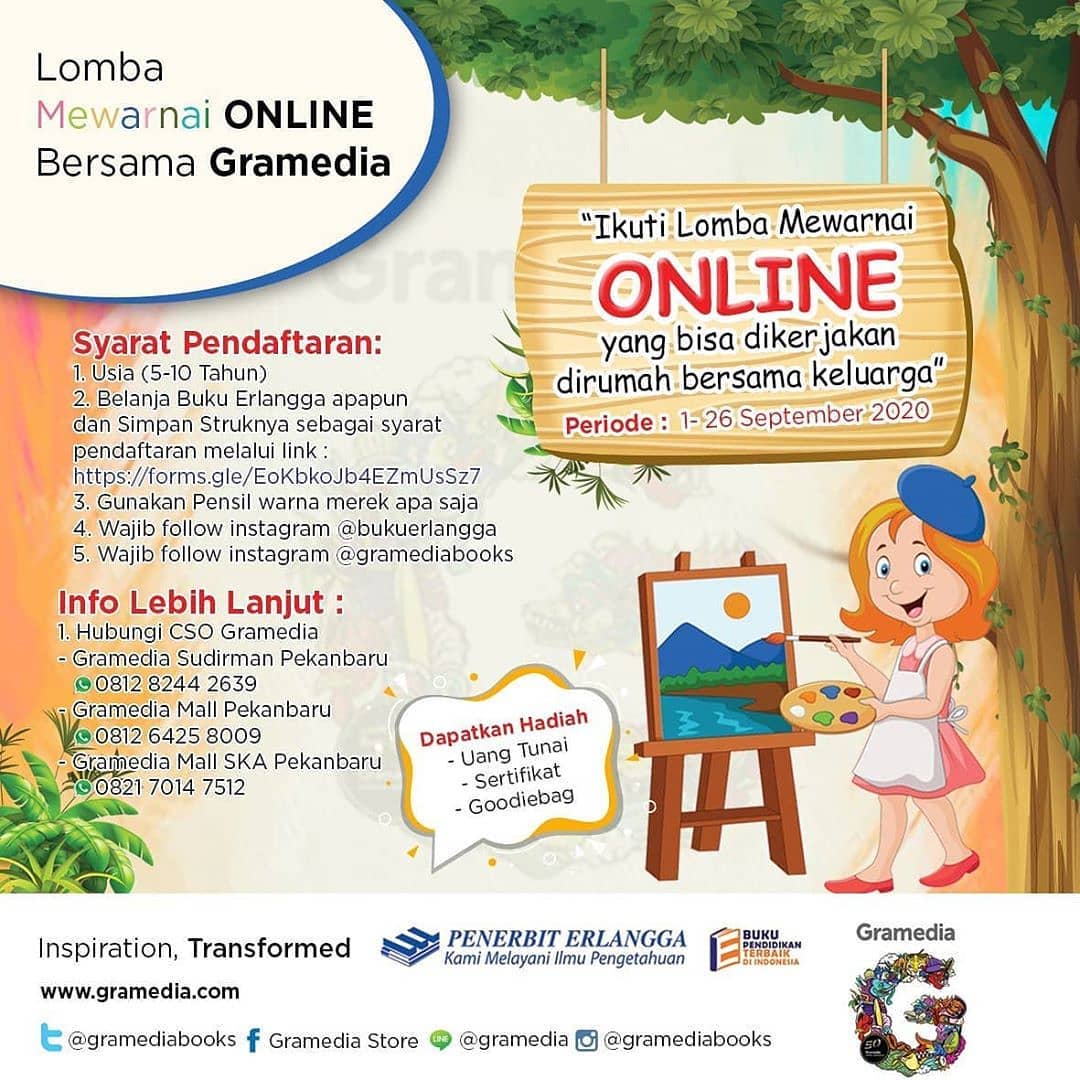 Lomba Mewarnai Online 2020 lomba menggambar dan mewarnai Lomba Mewarnai Online 2020 lomba menggambar dan mewarnai