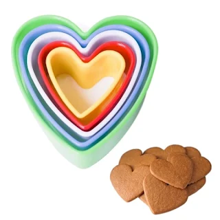 Cortadores de Biscoito Formato de Coração