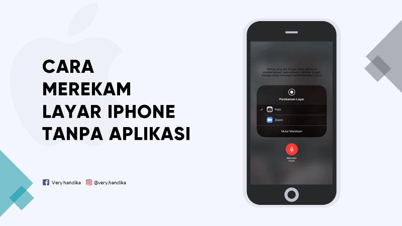 Cara Merekam Layar Iphone Dengan Suara